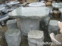 Sell stone table stone chair stone landscaping