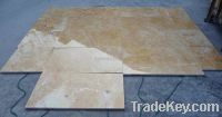 Sell yellow marble tiles marble flooring tiling