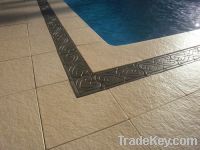 Sell limestone floorings stone tiling swimming pool