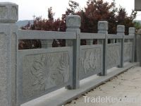 Sell exterior stone balustrade outdoor railing handrail