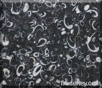 Sell sea shell marble black shell marble tiles