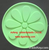 Sell pure silicon glass rubber mat