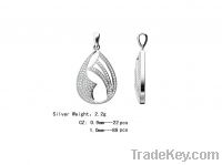Sell 925 silver pendant with CZ