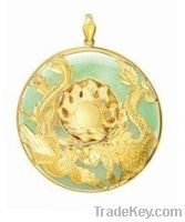 Sell Gold and Jade Pendant Tolerance and Mutual Love