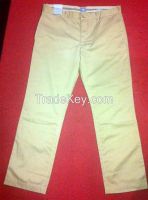 Mens Khaki Pant Trouser Casual