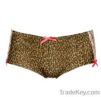 Sexy Animal Print Ladies Boyshort Hipster Underwear Panties