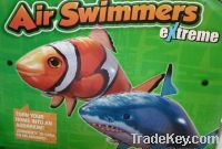 Wholesale price Air Swimmer 2pcs Shark&Clownfish RC Toys Free Shipping
