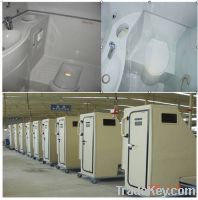 Sell bus toilet, toilet cabin, toilet cubicle, mobile toilet, mobile WC,