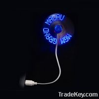 Sell  USB message fan showing temperature