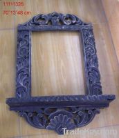 Sell acanthus leaf mirror with shelf