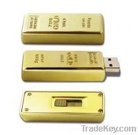 Golden USB Flash Drives
