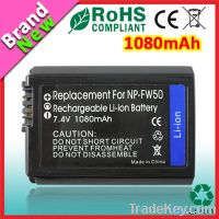 Sell  replacement camera  battery  NP-FW50
