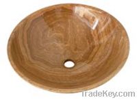 Exporting beautiful gooden vien wooden marble stone countertop sink