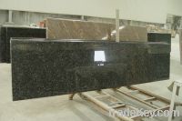 Selling pretty Verde Ubatuba green granite countertop