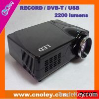 Cheap led multimedia projector 1080p with TV record function