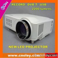 Cheap mini LED projector 1080p with USB/SD/DVB-T (D9HR)