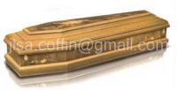 Sell europe wooden coffin-043
