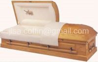 Sell wood casket-001