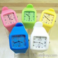 Sell Xmas fashion silicone watch/candy jelly watch/promotional watch