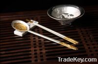 wholesale of exquisite Korea silver tableware set