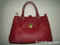 Sell Braided PU handbag HJ-0817