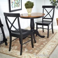 Sell Round Table with two X back chair
