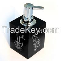 Sell hand polished glass perfume bottle
