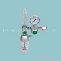 Oxygen regulator with humidifier