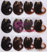 Sell body curl Indian hair