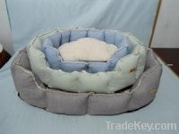 Luxury Straight grain canvas pet dog beds