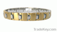 Sell Gold Plated Magnetic Titanium Bracelets for Pain Relief