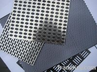 low carbon steel perforated metal sheet