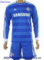 Sell 11-12 Chelsea  Long-sleeved foodball jerseys and shorts