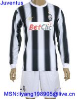 Sell 11-12 Juventus Long-sleeved foodball jerseys and shorts