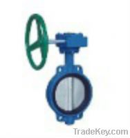 Sell D371X wafer wormed soft seat butterfly valve