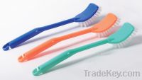 Sell bathroom cleaning hand plastic toilet brush/sanitary brush set