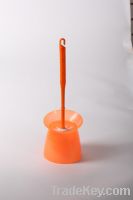 Sell home plastic cleaning toilet brush and holder set