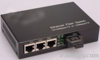 Sell 10/100M 3 ports ethernet Media converter