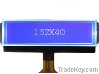 Sell 132 X 40 graphic stn blue cog lcd module 000418B
