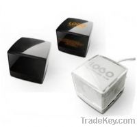 Rubik's Cube USB Hub (Black & White)