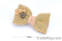 the crochet wool hair folower accessory