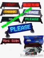 Sell LED mini car sign