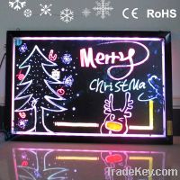 Sell illuminated liquid chalkboard with display easel