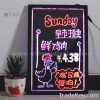 Sell led luminant writing board with neon effect
