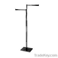 2-way garment stand with straight blade arm