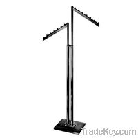 2-way garment stands with slant blade arms