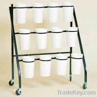 twelve bucket flower stand