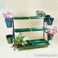 six bucket with eight tray plant stand