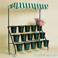 fifteen bucket stand with canopy