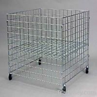 two tier square dump trolley